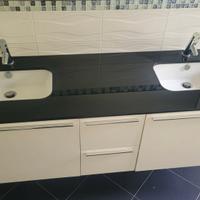 Mobile bagno con doppio lavabo