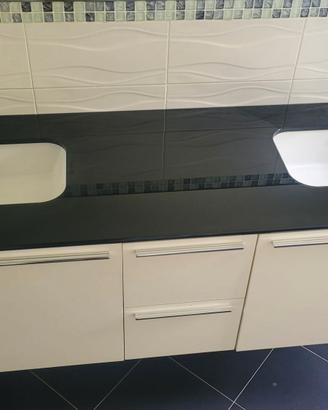 Mobile bagno con doppio lavabo