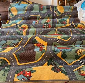 Tappeto Gioco per Bambini con Strade e Città