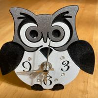 Orologio sveglia a forma di gufo da collezione