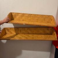 mensola per libri in bambù