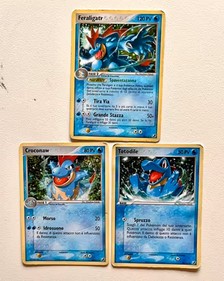 Set Carte Pokemon Feraligatr ex Forze Segrete