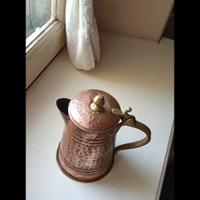 brocca antica di rame, vintage