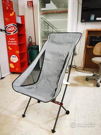 sedia da campeggio pieghevole portatile