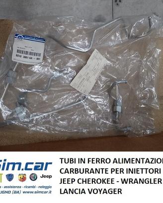 TUBI PER INIETTORI LANCIA VOYAGER, JEEP WRANGLER, 