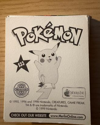 Mancolista Pokemon Merlin 1995