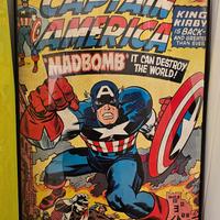 Quadro Marvel Captain America cm 60x90h