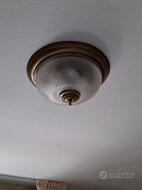 plafoniera ottone