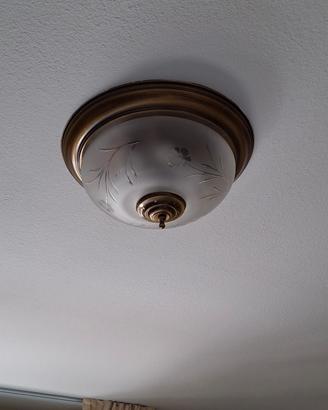 plafoniera ottone
