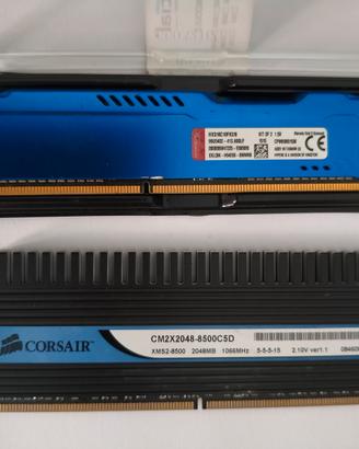 Lotto 11 moduli RAM DDR3 DDR2 usati funzionanti