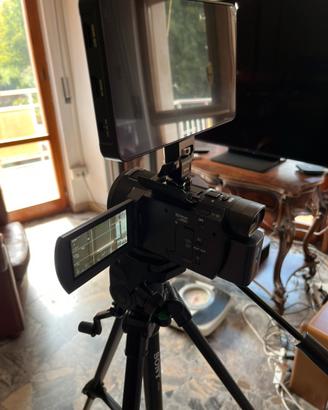Camera SONY FDR AX33 15X  NEEWER F700 Monitor  7",