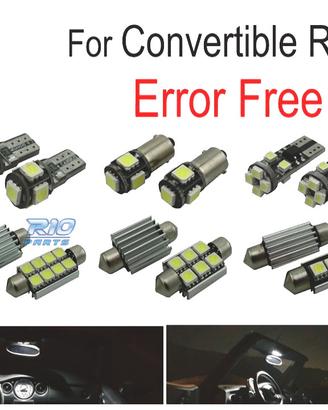 KIT 12 LAMPADE LED INTERNE PER MINI COOPER CABRIO 