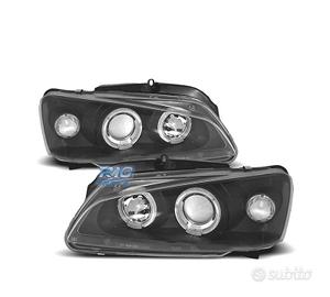 FARI PER PEUGEOT 106 96-05 ANGEL EYES FONDO NERO