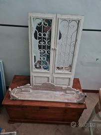 SPECCHIO A MURO  INVECCHIATO 