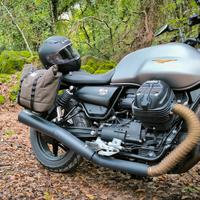 Borse laterali Moto Guzzi V7 + telaietti 