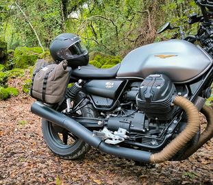Borse laterali Moto Guzzi V7 + telaietti 