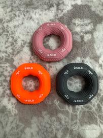 Set 3 grip ring da 10 lbs a 70 lbs gripper