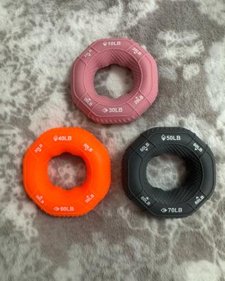 Set 3 grip ring da 10 lbs a 70 lbs gripper