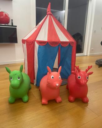 Tenda e gonfiabili