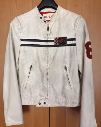 GIUBBINO REPLAY ECOPELLE INVECCHIATO VINTAGE