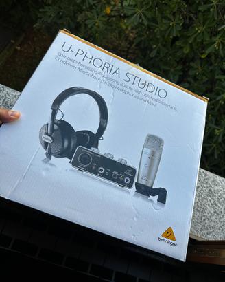 Scheda audio+ mic  kit BEHRINGER