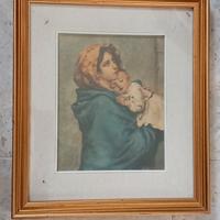Quadro a stampa "Madonna con bambino"
