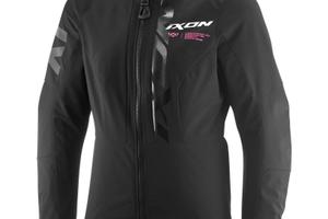 Giacca da moto Ixon COMBAT LADY - Nero / Bianco