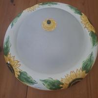 Plafoniera per cucina/Lorenzo Murano/dipinta a man