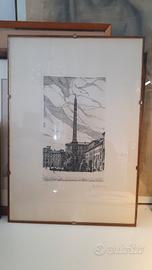 Gianni Malandrino - Acquaforte di Piazza Navona