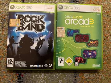 Giochi Xbox 360 Rock Band e Xbox Live Arcade
