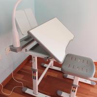 Scrivania inclinabile e regolabile per bambini