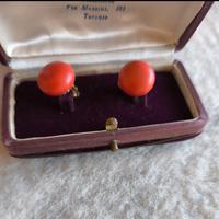 Orecchini Oro e Corallo Rosso - Solo ritiro a mano