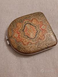 portacipria in pelle vintage