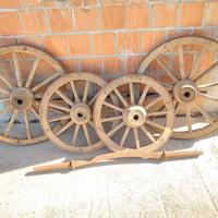 Ruote e barra per carro agricolo