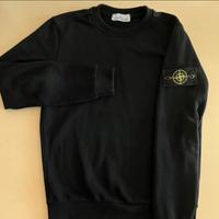 Felpa stone island nera