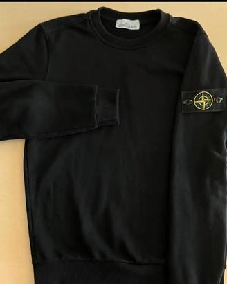 Felpa stone island nera