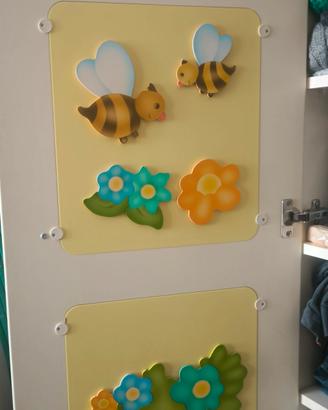 Armadio per bambini con api AZUR Pali