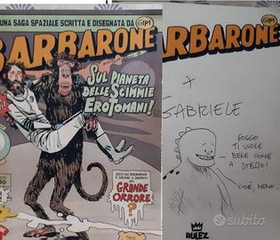Barbarone pianeta scimmie erotomani Gipi Sketch