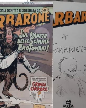 Barbarone pianeta scimmie erotomani Gipi Sketch
