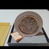 Quadretto panna con icona sacra in argento 925