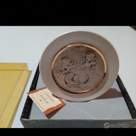 Quadretto panna con icona sacra in argento 925