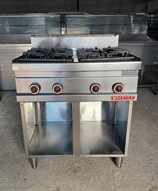 Cucina Gas 4 Fuochi Armadiata/Banco (BERTOS)