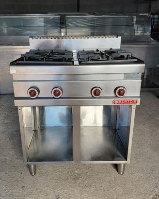 Cucina Gas 4 Fuochi Armadiata/Banco (BERTOS)