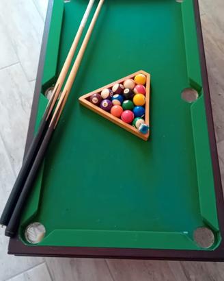 BILIARDO IN LEGNO PER BAMBINI
