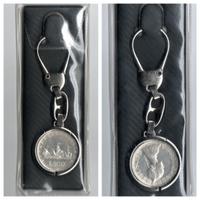 (CARAVELLE)PORTACHIAVI CON 500 LIRE ARGENTO