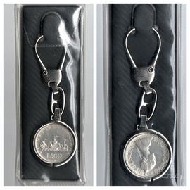 (CARAVELLE)PORTACHIAVI CON 500 LIRE ARGENTO
