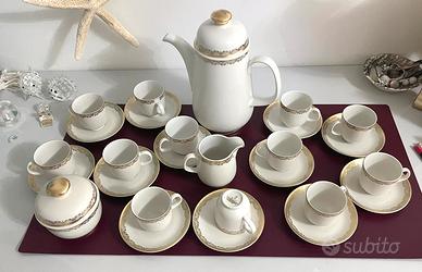 Servizio da caffe' da 12 Bavaria oro zecchino