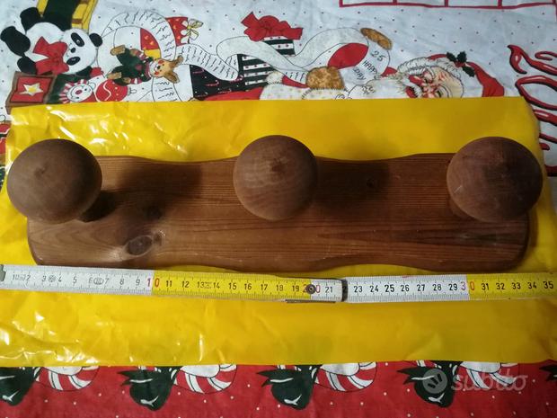 Artigianato attaccapanni appendiabito legno