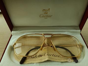 Occhiali da Vista Placcati Oro Cartier