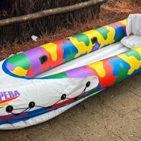 canoa gonfiabile tre posti